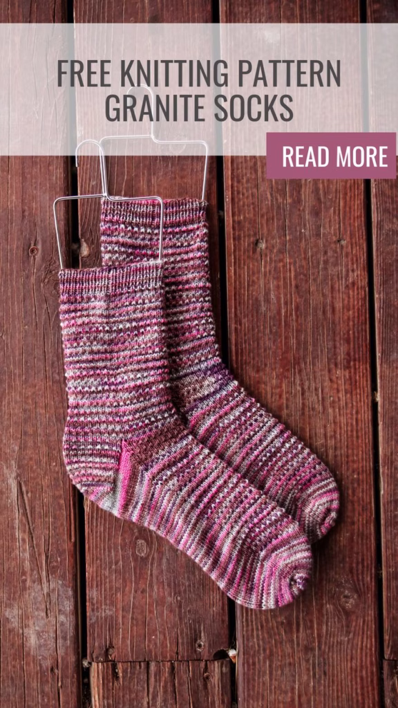 Get Cozy with My Favorite Free Knitting Pattern for Socks: Granite Socks