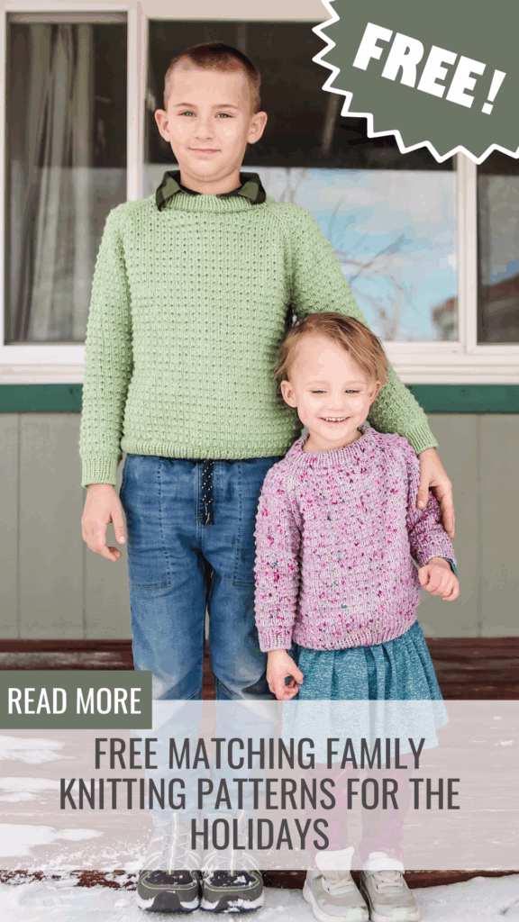 Matching Family Knitting Patterns for the Holidays